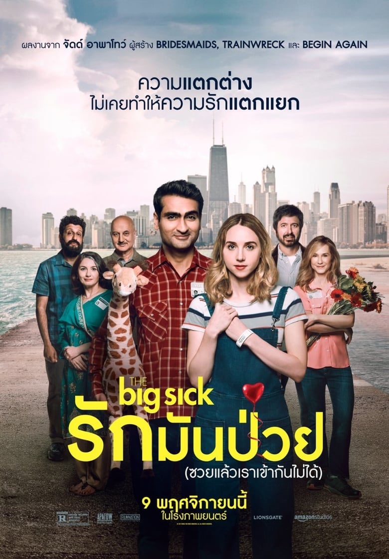 The Big Sick รักมันป่วย (ซวยแล้วเราเข้ากันไม่ได้) (2017)